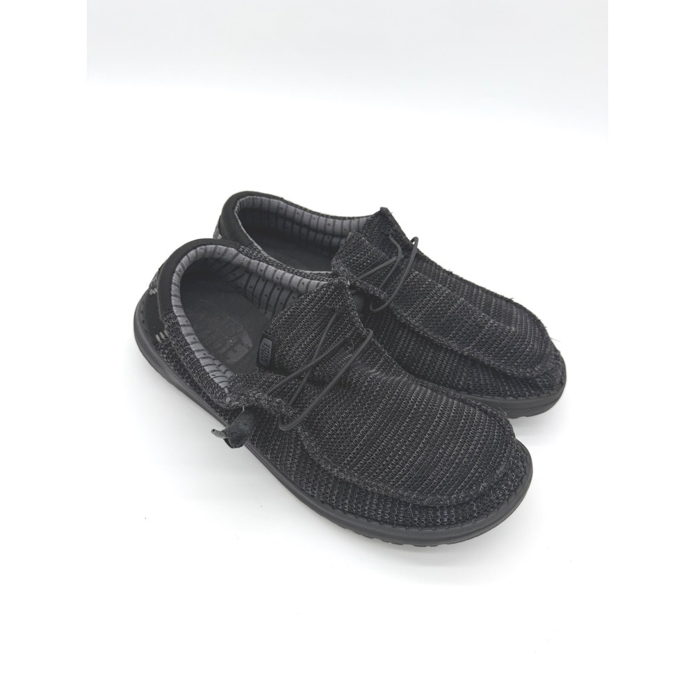 Hey Dude Wally Stretch Sox Mens Size 12 Black Lightweight Slip On Loafers